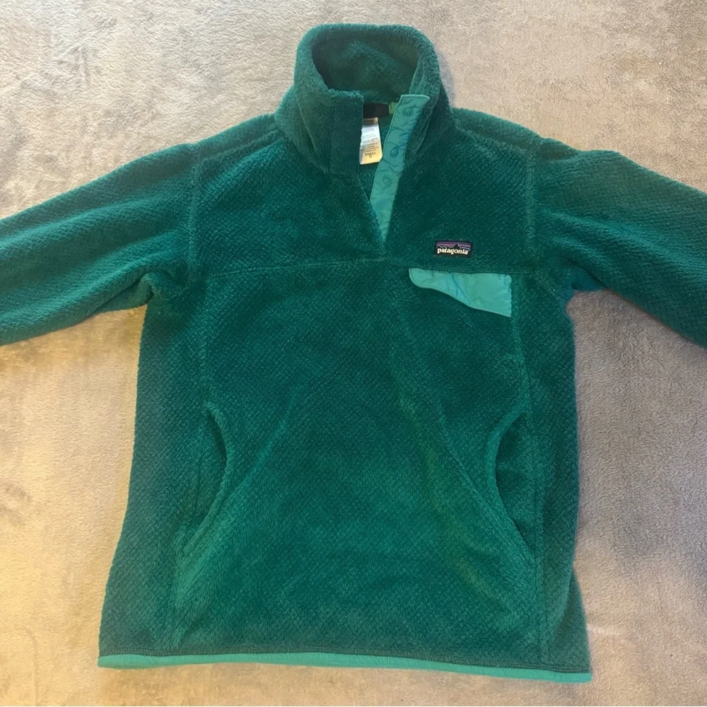 Patagonia Re-tool Snap T Fleece Pull Over Sweater Women’s XS Hiking Warm